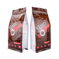 Wholesale 8oz 12oz 16oz Matte Black Flat Bottom Coffee Bag